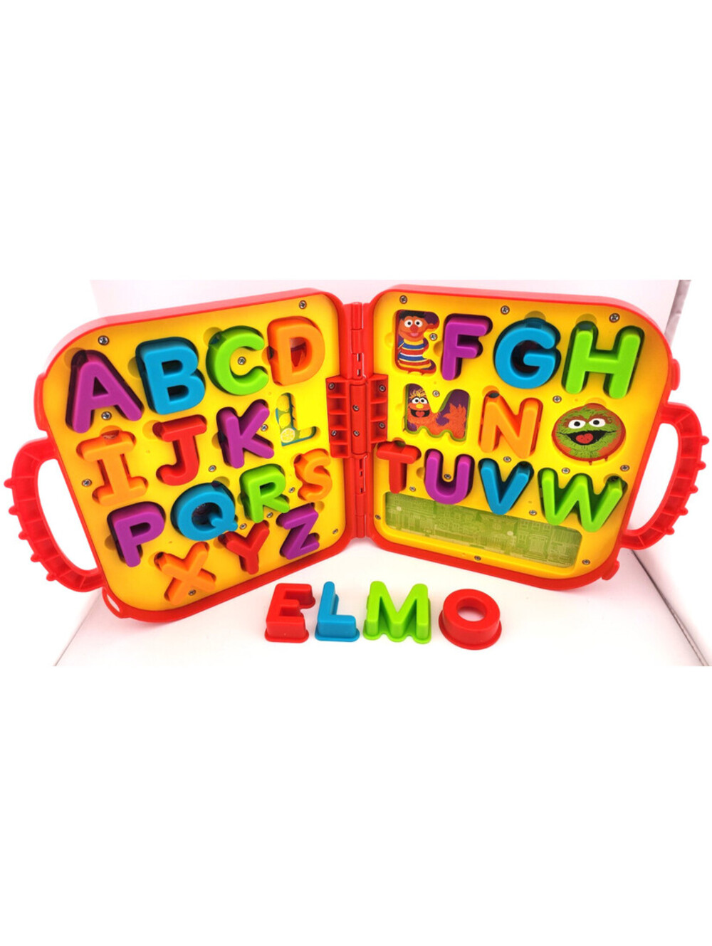 Sesame Street Elmo ABC Alphabet Carry Case Learning Toy Hasbro 2014 Complete